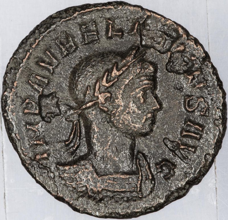 Римская империя · Aurelian · Denarius · II в., аверс, Федеральное государственное бюджетное учреждение культуры "Государственный музей изобразительных искусств имени А.С. Пушкина"