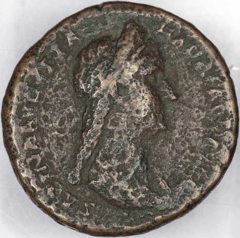 RIC II Hadrian 636c, аверс, Федеральное государственное бюджетное учреждение культуры "Государственный музей изобразительных искусств имени А.С. Пушкина"