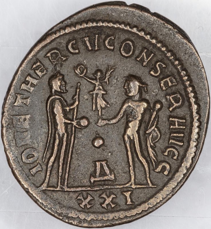 Римская империя · Diocletian · Antoninianus · II в., реверс, Федеральное государственное бюджетное учреждение культуры "Государственный музей изобразительных искусств имени А.С. Пушкина"