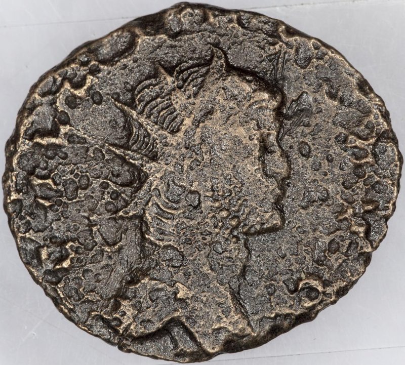 Римская империя · Gallienus · Antoninianus · II в., аверс, Федеральное государственное бюджетное учреждение культуры "Государственный музей изобразительных искусств имени А.С. Пушкина"