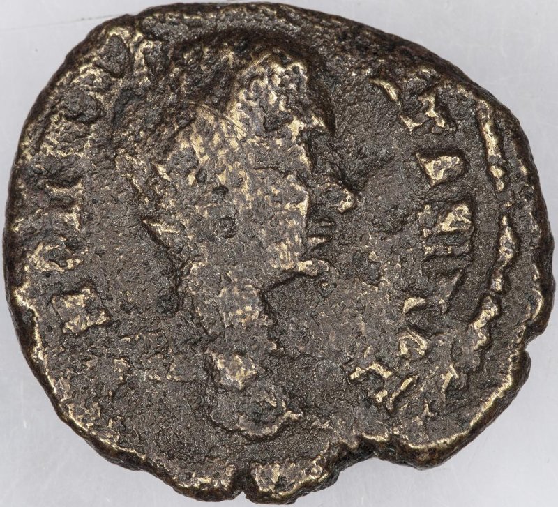 Римская империя · Elagabalus · Antoninianus · II в., аверс, Федеральное государственное бюджетное учреждение культуры "Государственный музей изобразительных искусств имени А.С. Пушкина"