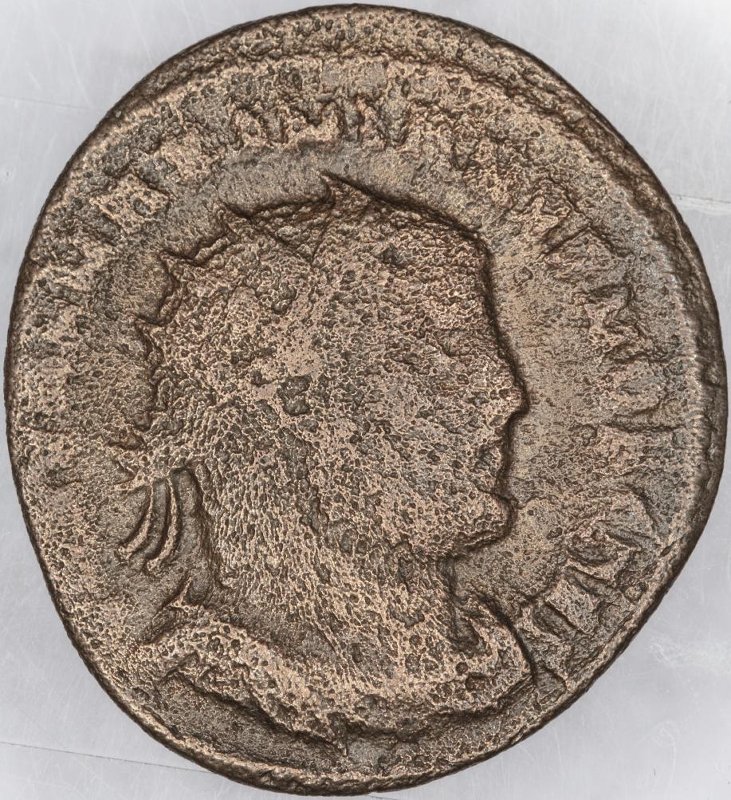 Римская империя · Maxentius · III в., аверс, Федеральное государственное бюджетное учреждение культуры "Государственный музей изобразительных искусств имени А.С. Пушкина"