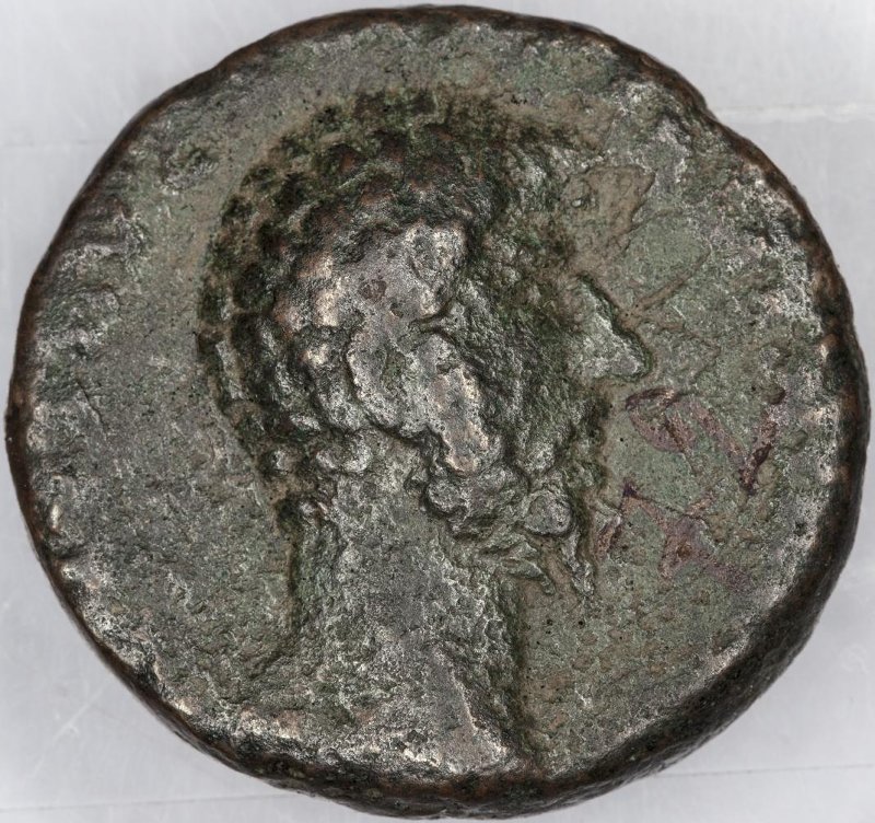 Римская империя · Marcus Aurelius · As · I в., аверс, Федеральное государственное бюджетное учреждение культуры "Государственный музей изобразительных искусств имени А.С. Пушкина"