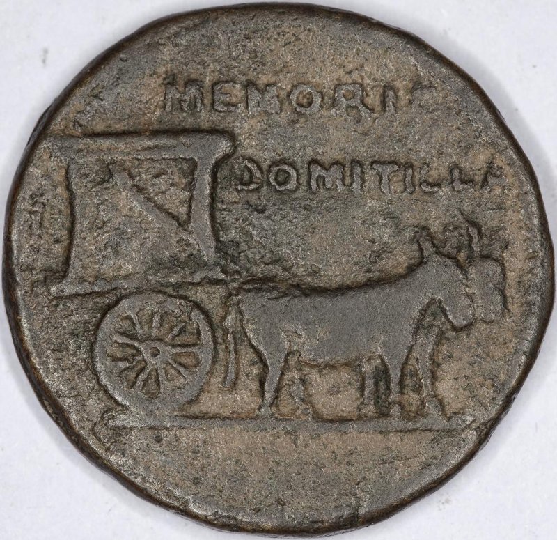 Римская империя · Vespasian · Sestertius · I в., аверс, Федеральное государственное бюджетное учреждение культуры "Государственный музей изобразительных искусств имени А.С. Пушкина"