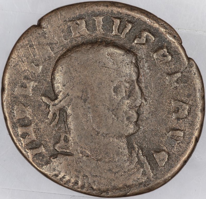 Римская империя · Licinius · Follis · III в., аверс, Федеральное государственное бюджетное учреждение культуры "Государственный музей изобразительных искусств имени А.С. Пушкина"