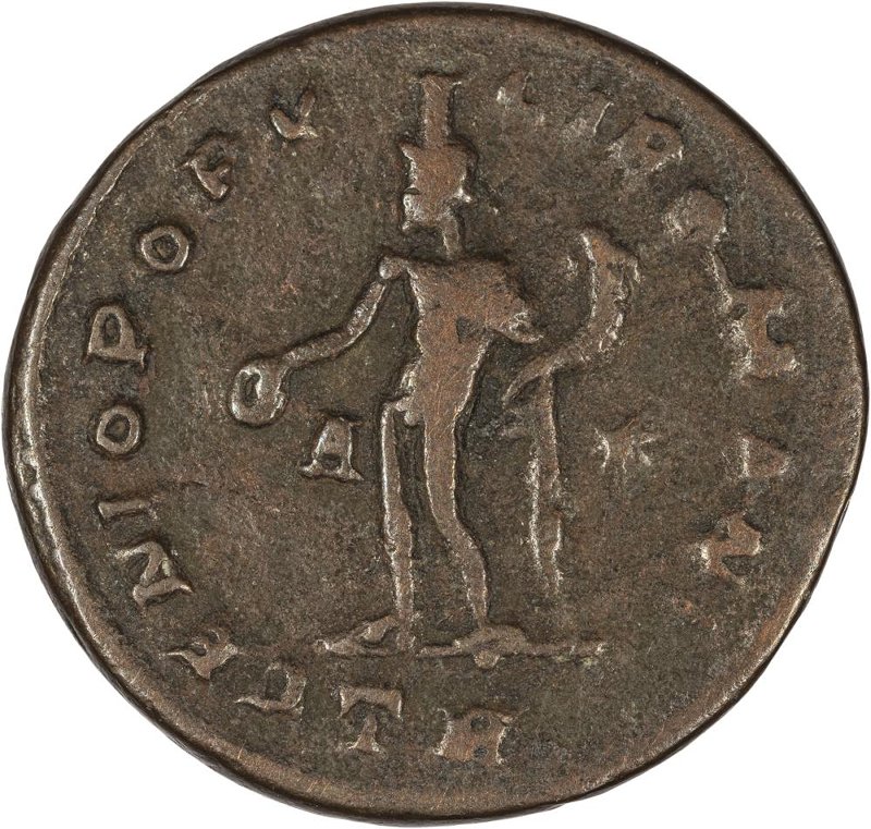 Римская империя · Follis · II в., реверс, Федеральное государственное бюджетное учреждение культуры "Государственный музей изобразительных искусств имени А.С. Пушкина"
