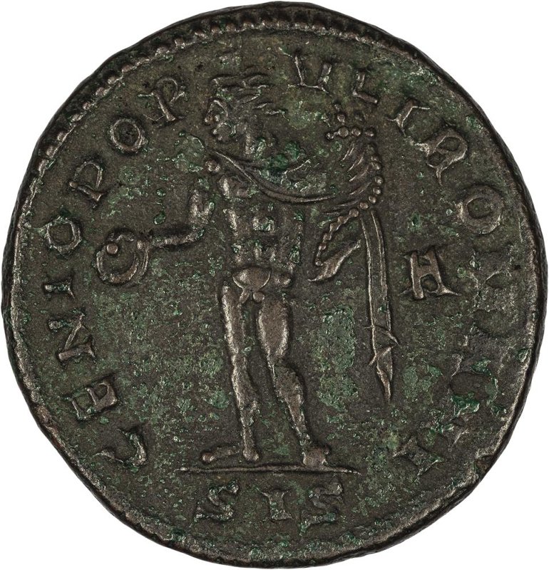 Римская империя · Galerius · Follis · II в., реверс, Федеральное государственное бюджетное учреждение культуры "Государственный музей изобразительных искусств имени А.С. Пушкина"