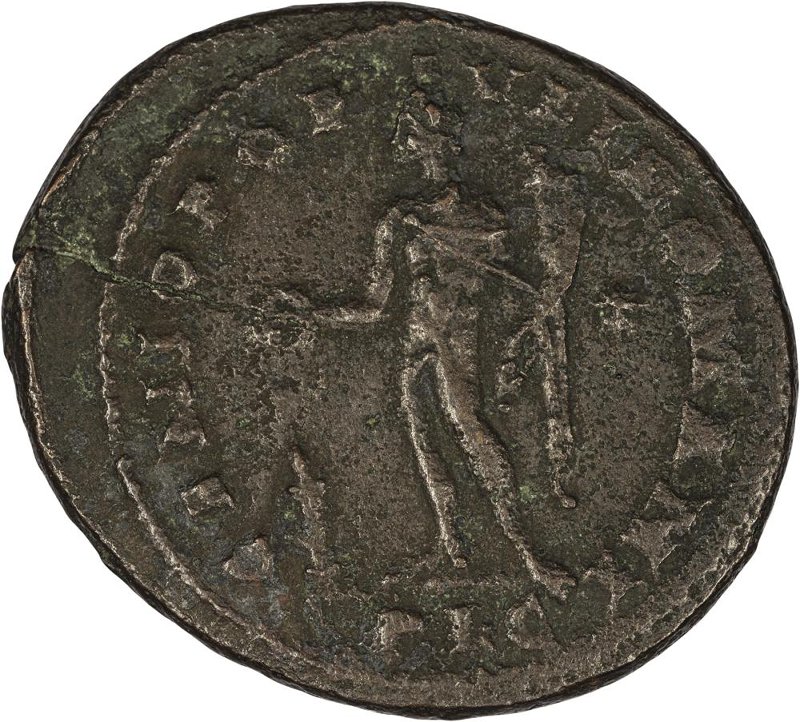 Римская империя · Galerius · Follis · III в., реверс, Федеральное государственное бюджетное учреждение культуры "Государственный музей изобразительных искусств имени А.С. Пушкина"