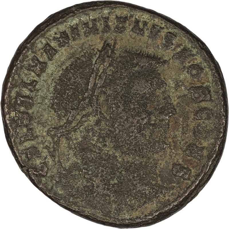 Римская империя · Galerius · Follis · II в., аверс, Федеральное государственное бюджетное учреждение культуры "Государственный музей изобразительных искусств имени А.С. Пушкина"