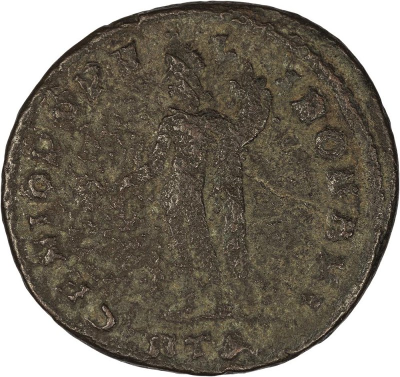 Римская империя · Galerius · Follis · II в., реверс, Федеральное государственное бюджетное учреждение культуры "Государственный музей изобразительных искусств имени А.С. Пушкина"