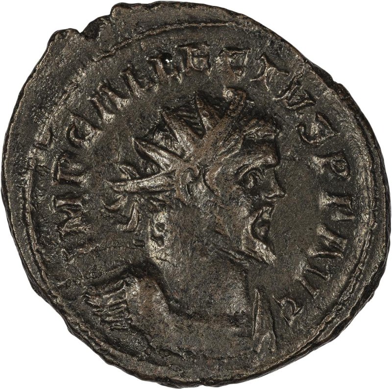 Римская империя · Allectus · Antoninianus · II в., аверс, Федеральное государственное бюджетное учреждение культуры "Государственный музей изобразительных искусств имени А.С. Пушкина"