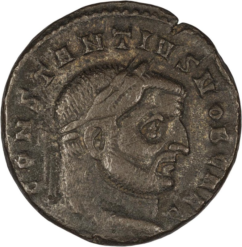 Римская империя · Follis · II в., аверс, Федеральное государственное бюджетное учреждение культуры "Государственный музей изобразительных искусств имени А.С. Пушкина"