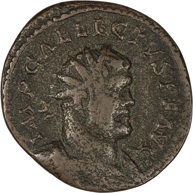 Римская империя · Allectus · Antoninianus · II в., аверс, Федеральное государственное бюджетное учреждение культуры "Государственный музей изобразительных искусств имени А.С. Пушкина"