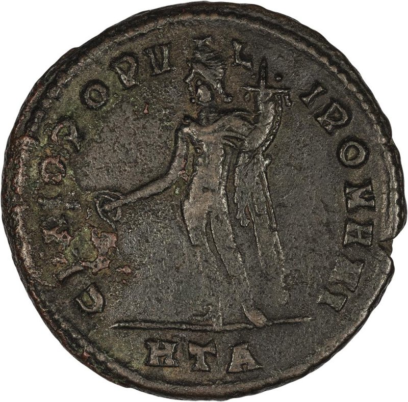 Римская империя · Maximian · Follis · II в., реверс, Федеральное государственное бюджетное учреждение культуры "Государственный музей изобразительных искусств имени А.С. Пушкина"