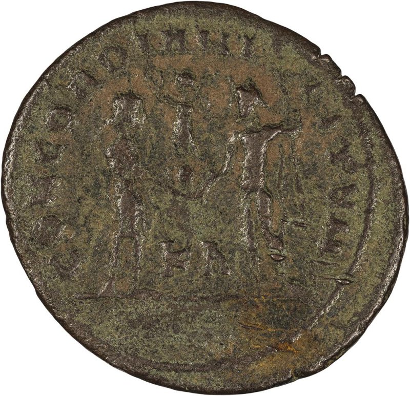 Римская империя · Galerius · Antoninianus · II в., реверс, Федеральное государственное бюджетное учреждение культуры "Государственный музей изобразительных искусств имени А.С. Пушкина"