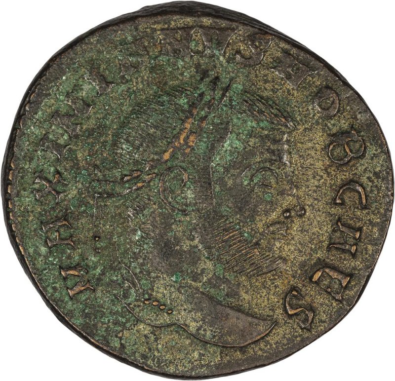 Римская империя · Galerius · Follis · II в., аверс, Федеральное государственное бюджетное учреждение культуры "Государственный музей изобразительных искусств имени А.С. Пушкина"