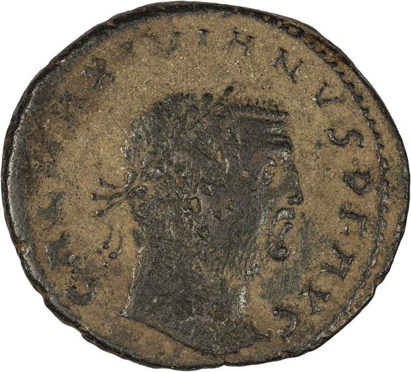 Римская империя · Galerius · Follis · II в., аверс, Федеральное государственное бюджетное учреждение культуры "Государственный музей изобразительных искусств имени А.С. Пушкина"