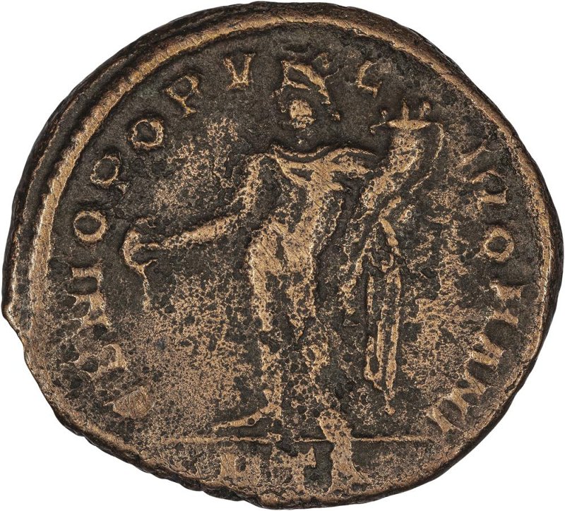 Римская империя · Maximian · Follis · II в., реверс, Федеральное государственное бюджетное учреждение культуры "Государственный музей изобразительных искусств имени А.С. Пушкина"