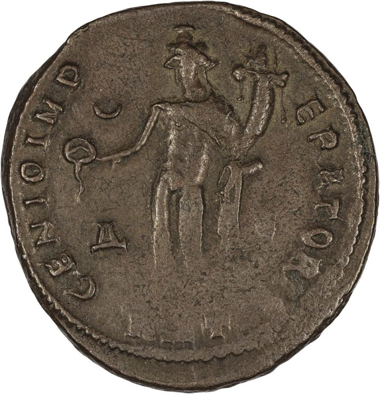 Римская империя · Galerius · Follis · II в., реверс, Федеральное государственное бюджетное учреждение культуры "Государственный музей изобразительных искусств имени А.С. Пушкина"