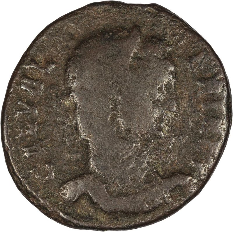 Римская империя · Galeria Valeria · Follis · III в., аверс, Федеральное государственное бюджетное учреждение культуры "Государственный музей изобразительных искусств имени А.С. Пушкина"