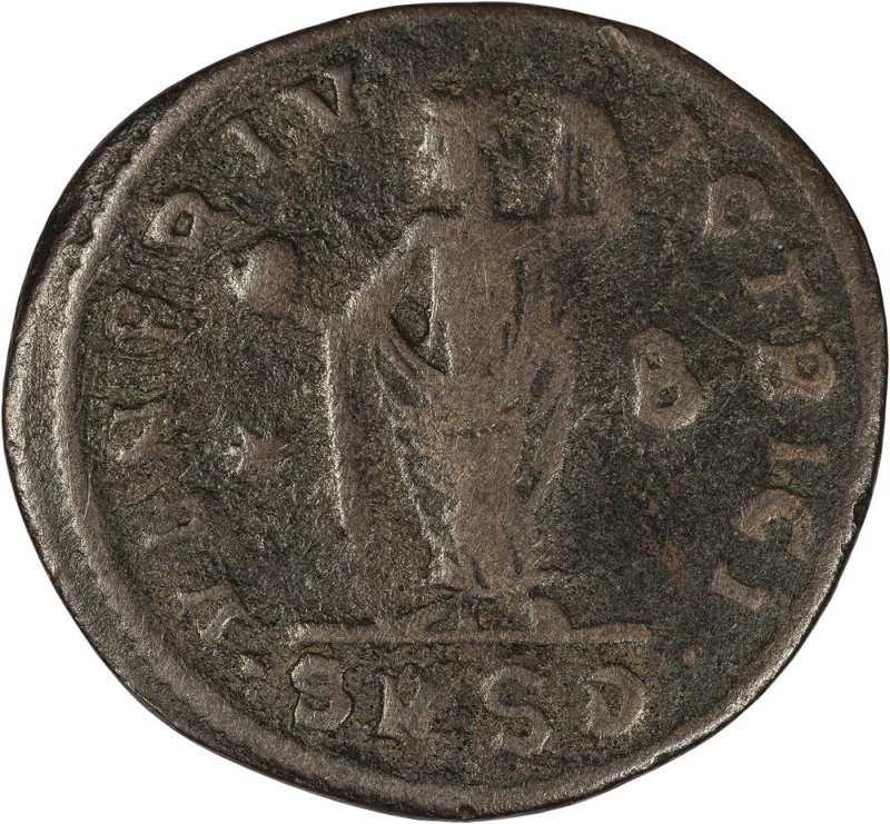Римская империя · Galeria Valeria · Follis · III в., реверс, Федеральное государственное бюджетное учреждение культуры "Государственный музей изобразительных искусств имени А.С. Пушкина"