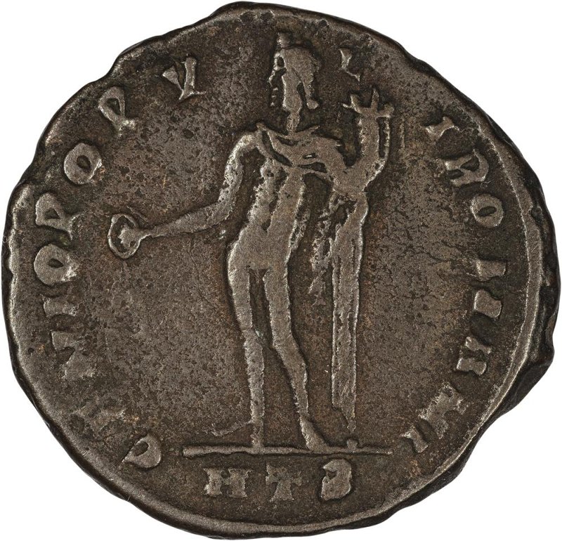 Римская империя · Maximian · Follis · II в., реверс, Федеральное государственное бюджетное учреждение культуры "Государственный музей изобразительных искусств имени А.С. Пушкина"