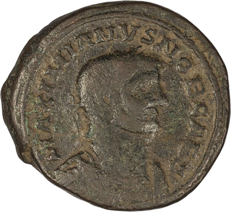 Римская империя · Galerius · Follis · II в., аверс, Федеральное государственное бюджетное учреждение культуры "Государственный музей изобразительных искусств имени А.С. Пушкина"