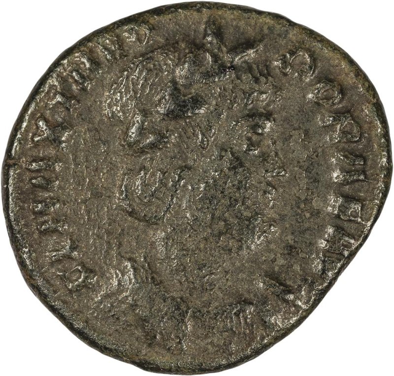 Римская империя · Theodora III · III в., аверс, Федеральное государственное бюджетное учреждение культуры "Государственный музей изобразительных искусств имени А.С. Пушкина"