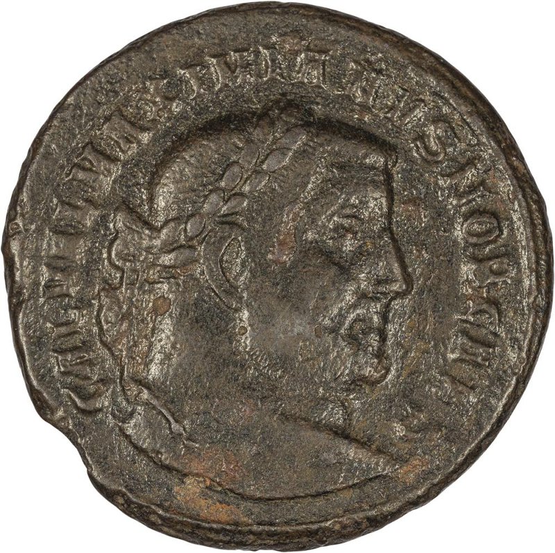 Римская империя · Galerius · Follis · II в., аверс, Федеральное государственное бюджетное учреждение культуры "Государственный музей изобразительных искусств имени А.С. Пушкина"