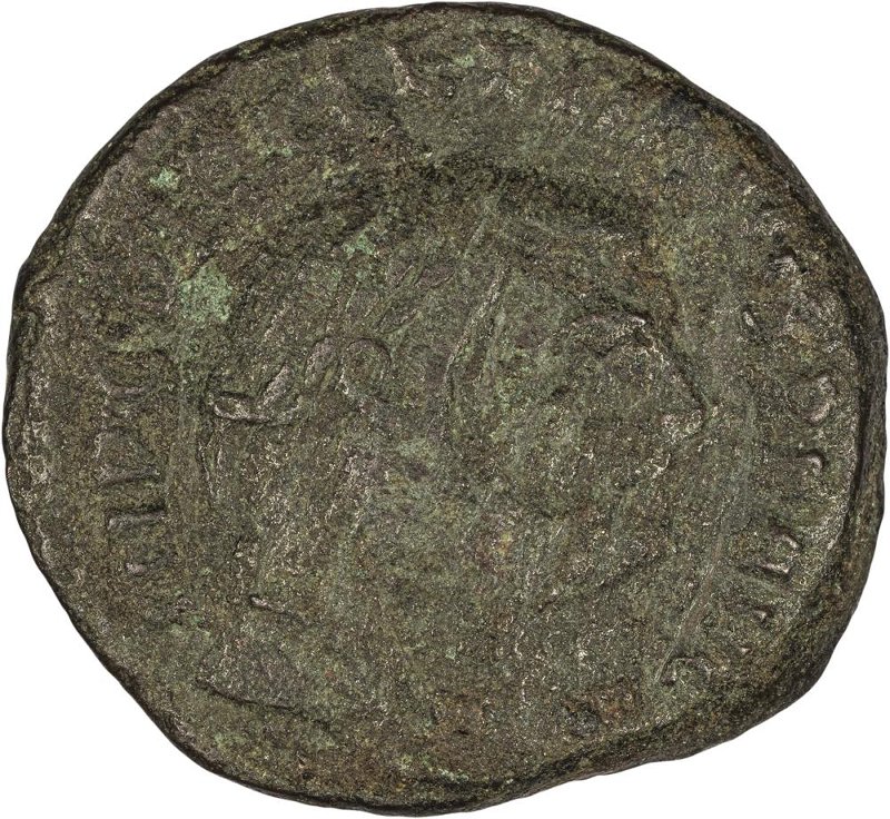 Римская империя · Diocletian · Follis · II в., аверс, Федеральное государственное бюджетное учреждение культуры "Государственный музей изобразительных искусств имени А.С. Пушкина"