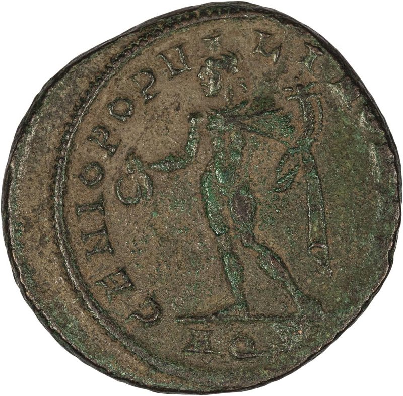 Римская империя · Galerius · Follis · II в., реверс, Федеральное государственное бюджетное учреждение культуры "Государственный музей изобразительных искусств имени А.С. Пушкина"