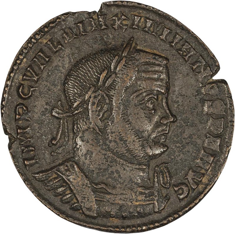 Римская империя · Maximian · Follis · II в., аверс, Федеральное государственное бюджетное учреждение культуры "Государственный музей изобразительных искусств имени А.С. Пушкина"