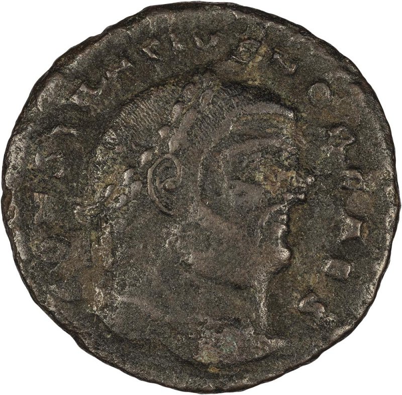 Римская империя · Maximian · Follis · II в., аверс, Федеральное государственное бюджетное учреждение культуры "Государственный музей изобразительных искусств имени А.С. Пушкина"
