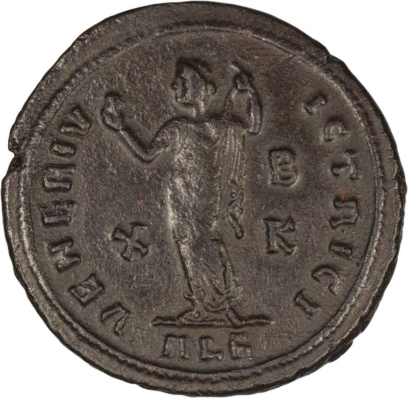Римская империя · Galeria Valeria · Follis · III в., реверс, Федеральное государственное бюджетное учреждение культуры "Государственный музей изобразительных искусств имени А.С. Пушкина"
