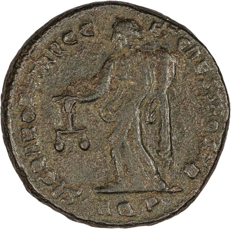 Римская империя · Maximian · Follis · III в., реверс, Федеральное государственное бюджетное учреждение культуры "Государственный музей изобразительных искусств имени А.С. Пушкина"