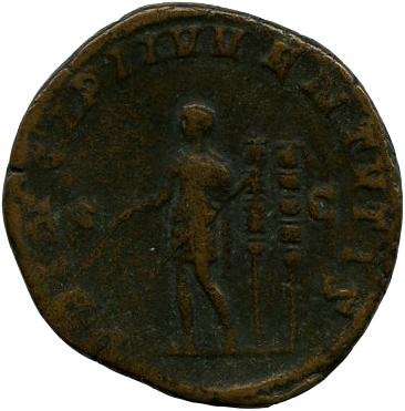 реверс Римская империя · Maximinus Thrax · Sestertius · II в.