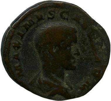 Римская империя · Maximinus Thrax · Sestertius · II в., аверс, Федеральное государственное бюджетное учреждение культуры "Государственный музей изобразительных искусств имени А.С. Пушкина"