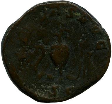 Римская империя · Maximinus Thrax · Sestertius · II в., реверс, Федеральное государственное бюджетное учреждение культуры "Государственный музей изобразительных искусств имени А.С. Пушкина"