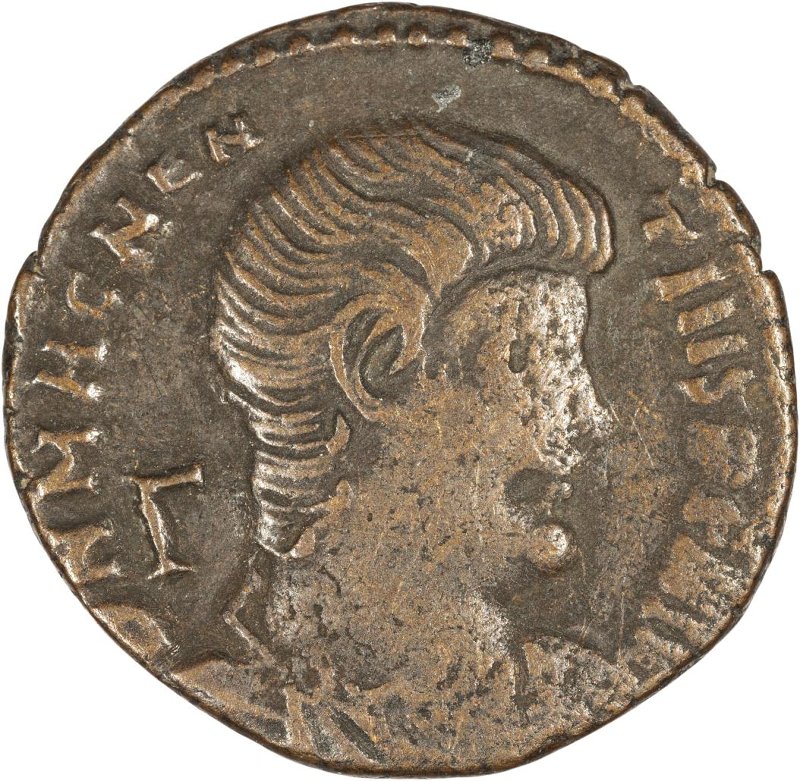 Римская империя · Magnentius · III в., аверс, Федеральное государственное бюджетное учреждение культуры "Государственный музей изобразительных искусств имени А.С. Пушкина"
