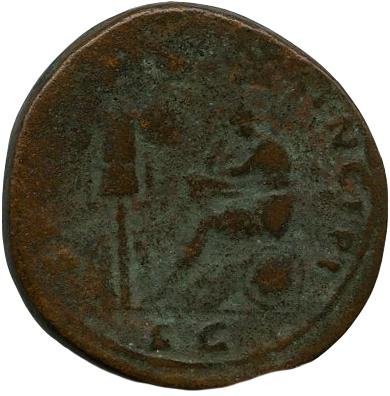 Римская империя · Trajan · Sestertius · I в., реверс, Федеральное государственное бюджетное учреждение культуры "Государственный музей изобразительных искусств имени А.С. Пушкина"