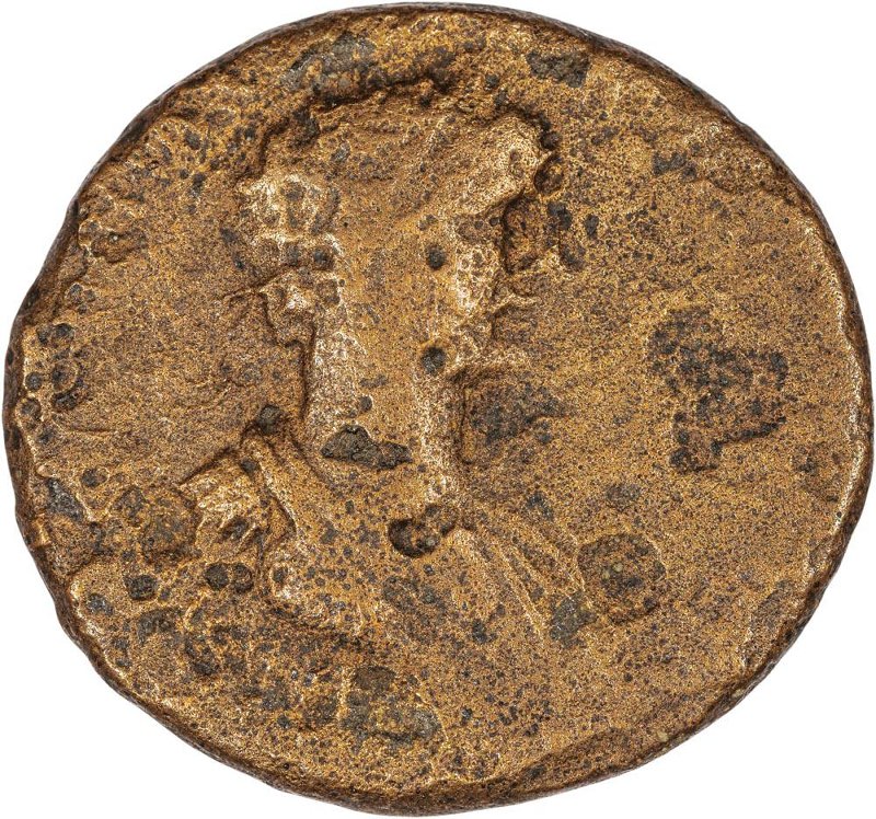 Римская империя · Trajan · As · I в., аверс, Федеральное государственное бюджетное учреждение культуры "Государственный музей изобразительных искусств имени А.С. Пушкина"