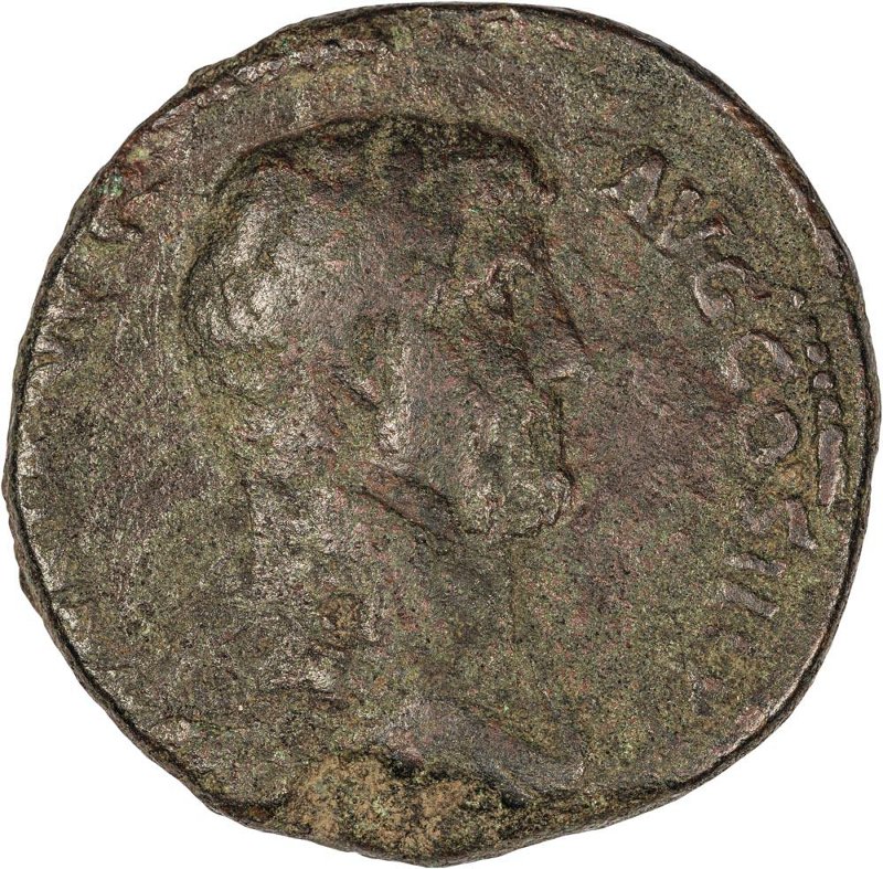 RIC II Hadrian 636c, аверс, Федеральное государственное бюджетное учреждение культуры "Государственный музей изобразительных искусств имени А.С. Пушкина"