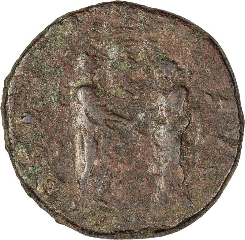 RIC II Hadrian 636c, реверс, Федеральное государственное бюджетное учреждение культуры "Государственный музей изобразительных искусств имени А.С. Пушкина"