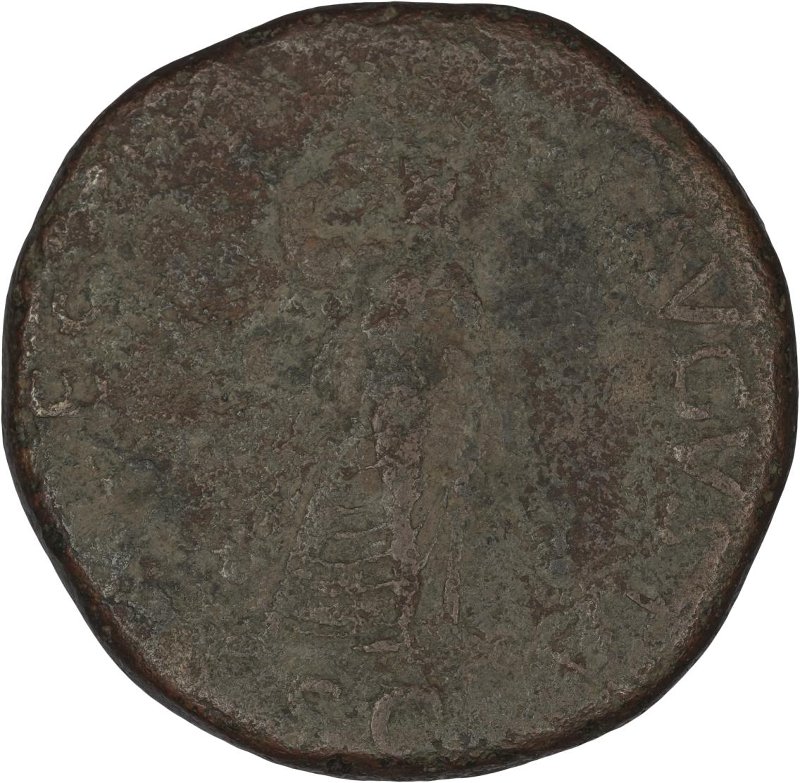 Римская империя · Claudius · Sestertius · I в., реверс, Федеральное государственное бюджетное учреждение культуры "Государственный музей изобразительных искусств имени А.С. Пушкина"