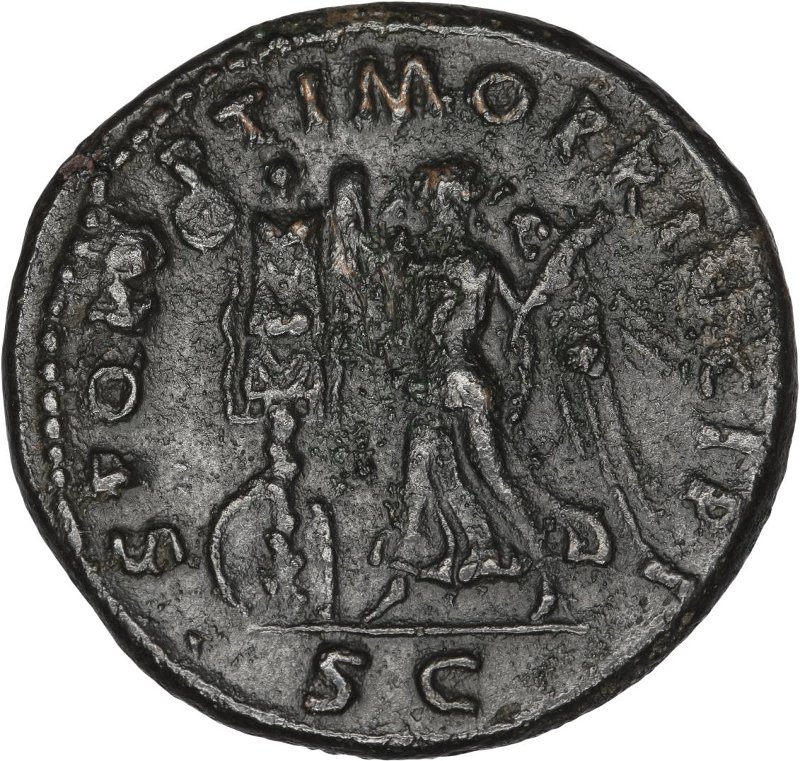 Римская империя · Trajan · As · I в., реверс, Федеральное государственное бюджетное учреждение культуры "Государственный музей изобразительных искусств имени А.С. Пушкина"