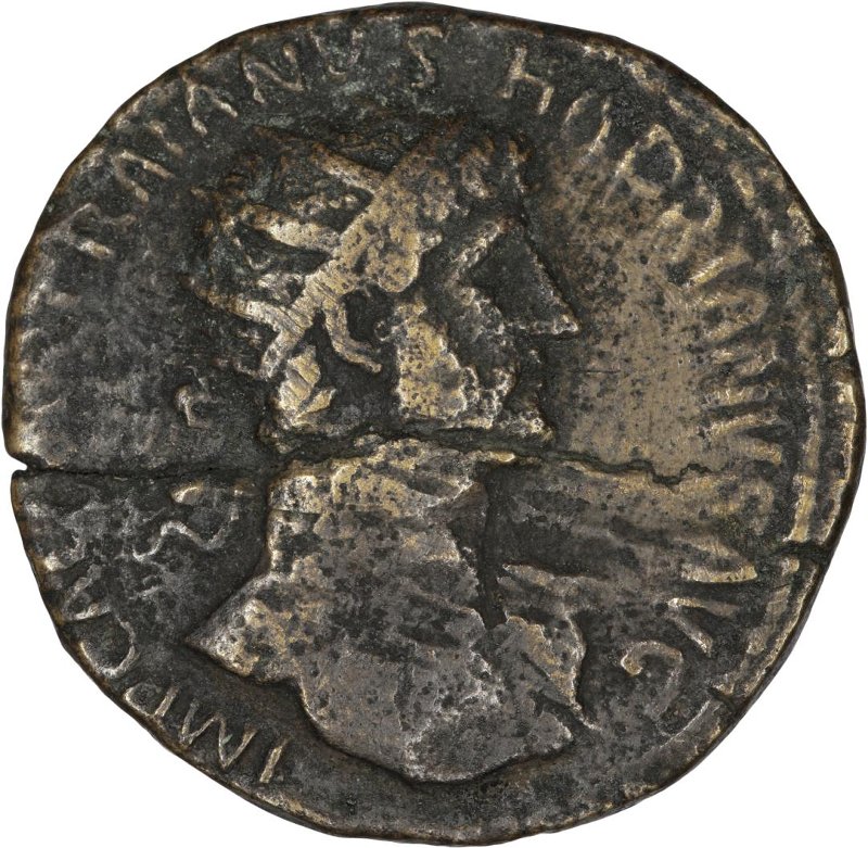 Римская империя · Hadrian · As · I в., аверс, Федеральное государственное бюджетное учреждение культуры "Государственный музей изобразительных искусств имени А.С. Пушкина"