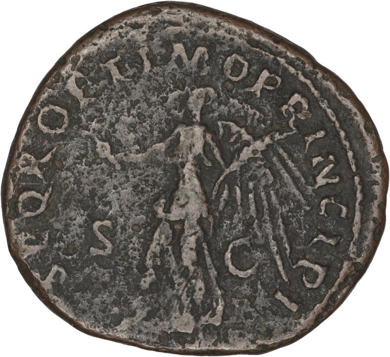 Римская империя · Trajan · As · I в., реверс, Федеральное государственное бюджетное учреждение культуры "Государственный музей изобразительных искусств имени А.С. Пушкина"