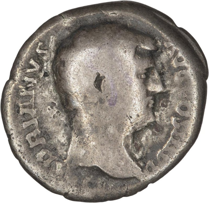 Римская империя · Hadrian · Denarius · I в., аверс, Федеральное государственное бюджетное учреждение культуры "Государственный музей изобразительных искусств имени А.С. Пушкина"