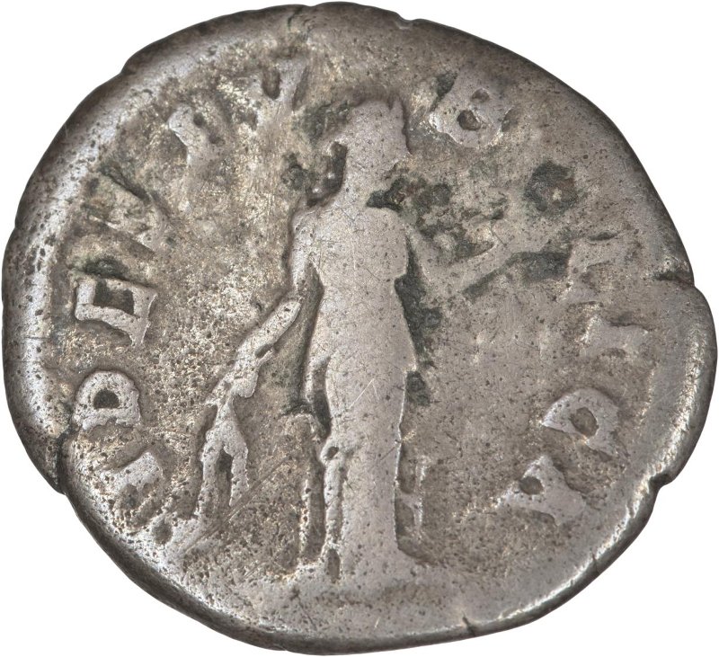 Римская империя · Hadrian · Denarius · I в., реверс, Федеральное государственное бюджетное учреждение культуры "Государственный музей изобразительных искусств имени А.С. Пушкина"