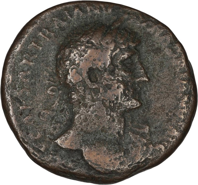 Римская империя · Hadrian · As · I в., аверс, Федеральное государственное бюджетное учреждение культуры "Государственный музей изобразительных искусств имени А.С. Пушкина"